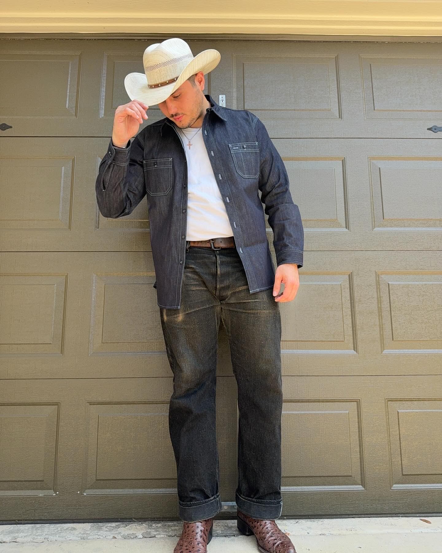 Classic Denim Western Style